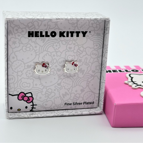 Sanrio Hello Kitty Women’s Stud Earrings - Picture 2 of 9